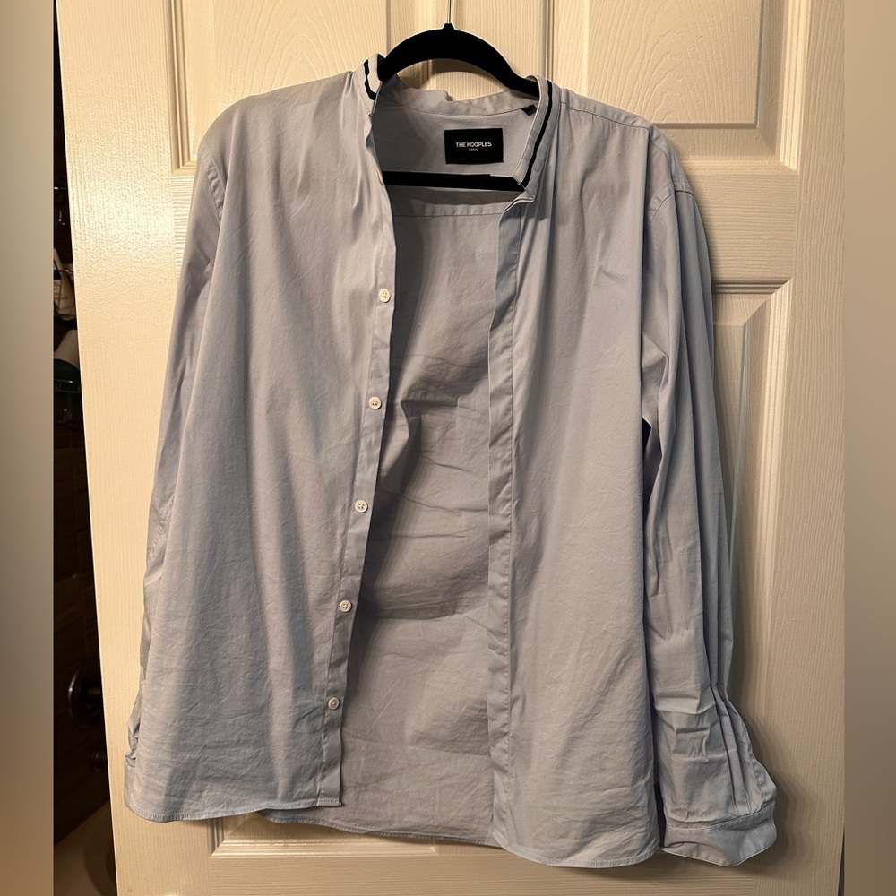 the kooples blue button down